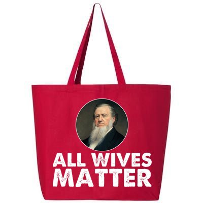 All Wives Matter Joseph Smith Polygamy Ex Mormon Lds Meme 25L Jumbo Tote