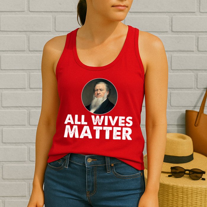 All Wives Matter Joseph Smith Polygamy Ex Mormon Lds Meme Womens Tank Top