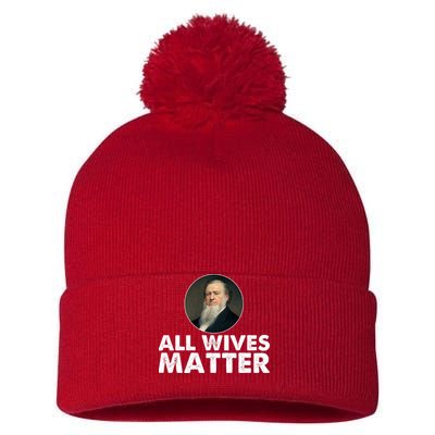 All Wives Matter Joseph Smith Polygamy Ex Mormon Lds Meme Pom Pom 12in Knit Beanie