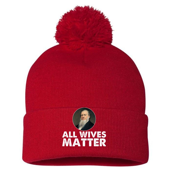 All Wives Matter Joseph Smith Polygamy Ex Mormon Lds Meme Pom Pom 12in Knit Beanie