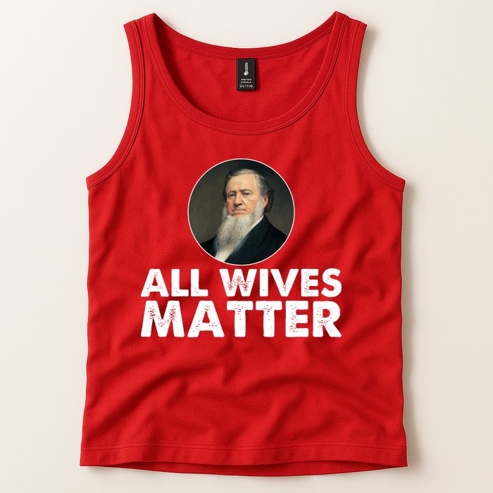 All Wives Matter Joseph Smith Polygamy Ex Mormon Lds Meme Tank Top