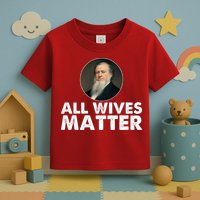 All Wives Matter Joseph Smith Polygamy Ex Mormon Lds Meme Toddler T-Shirt