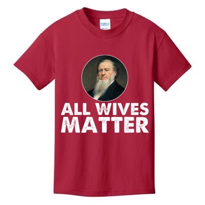 All Wives Matter Joseph Smith Polygamy Ex Mormon Lds Meme Kids T-Shirt
