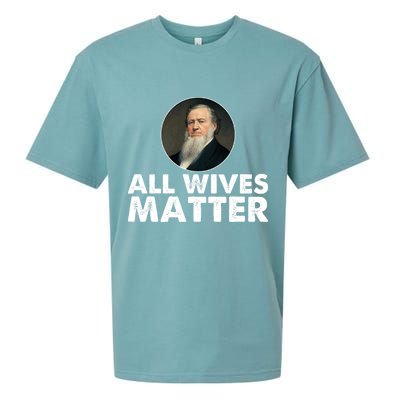 All Wives Matter Joseph Smith Polygamy Ex Mormon Lds Meme Sueded Cloud Jersey T-Shirt
