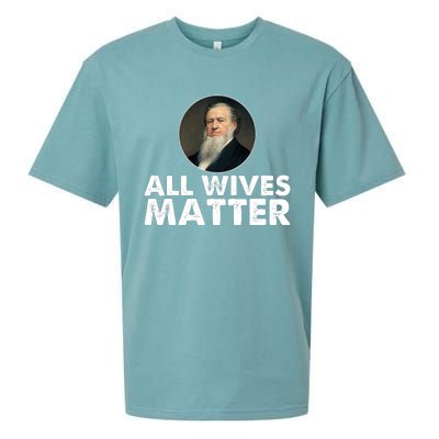 All Wives Matter Joseph Smith Polygamy Ex Mormon Lds Meme Sueded Cloud Jersey T-Shirt