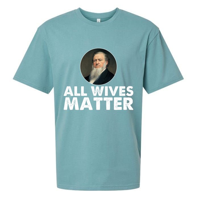 All Wives Matter Joseph Smith Polygamy Ex Mormon Lds Meme Sueded Cloud Jersey T-Shirt