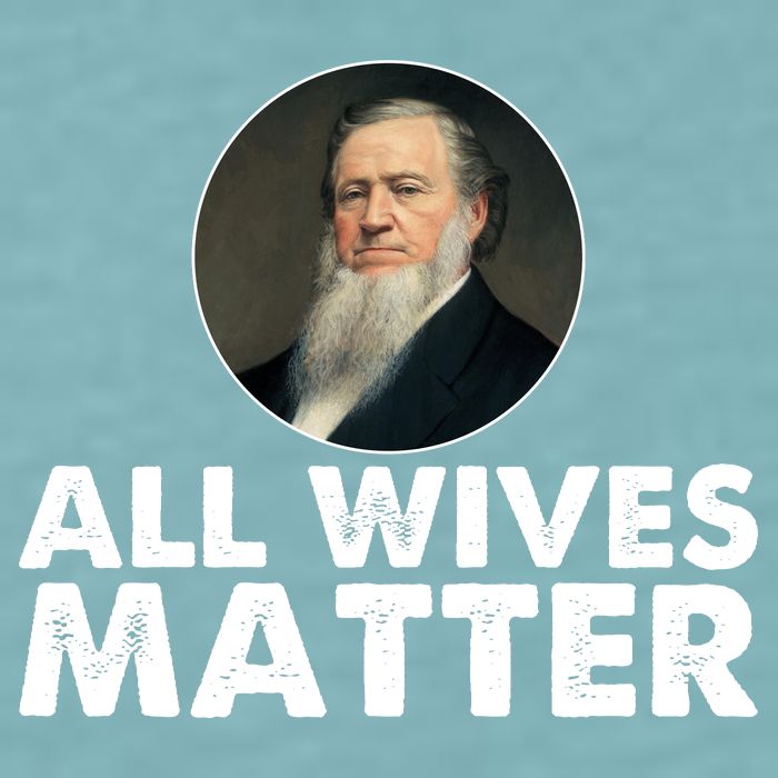 All Wives Matter Joseph Smith Polygamy Ex Mormon Lds Meme Sueded Cloud Jersey T-Shirt