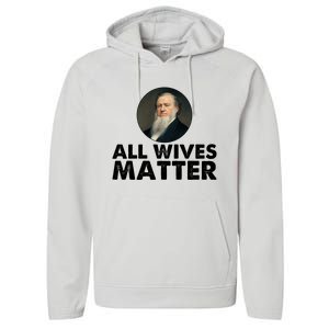 All Wives Matter Joseph Smith Polygamy Ex Mormon Lds Meme Performance Fleece Hoodie