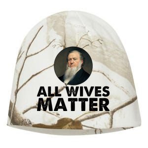 All Wives Matter Joseph Smith Polygamy Ex Mormon Lds Meme Kati - Camo Knit Beanie