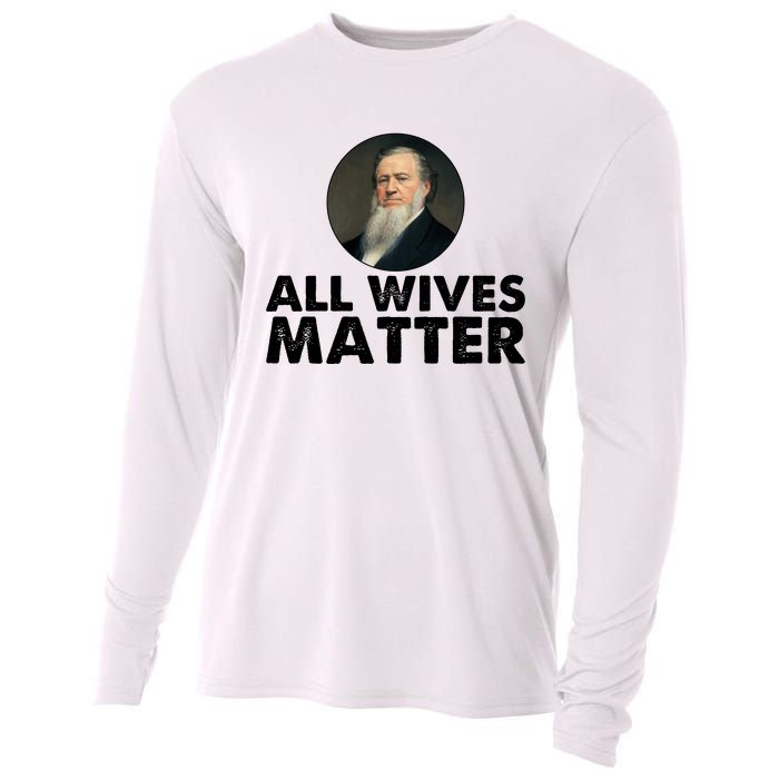 All Wives Matter Joseph Smith Polygamy Ex Mormon Lds Meme Cooling Performance Long Sleeve Crew