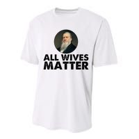 All Wives Matter Joseph Smith Polygamy Ex Mormon Lds Meme Performance Sprint T-Shirt