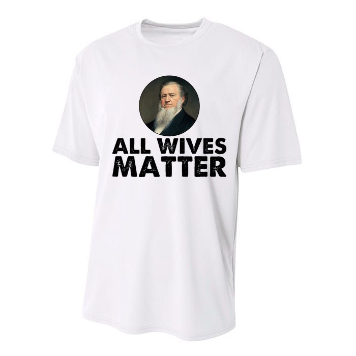 All Wives Matter Joseph Smith Polygamy Ex Mormon Lds Meme Performance Sprint T-Shirt