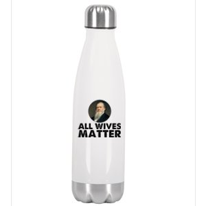 All Wives Matter Joseph Smith Polygamy Ex Mormon Lds Meme Stainless Steel Insulated Water Bottle