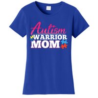 Autism Warrior Mom Cute Autism Awareness Puzzle Piece Gift Women's T-Shirt