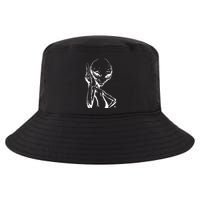Alien With Middle Finger Cool Comfort Performance Bucket Hat
