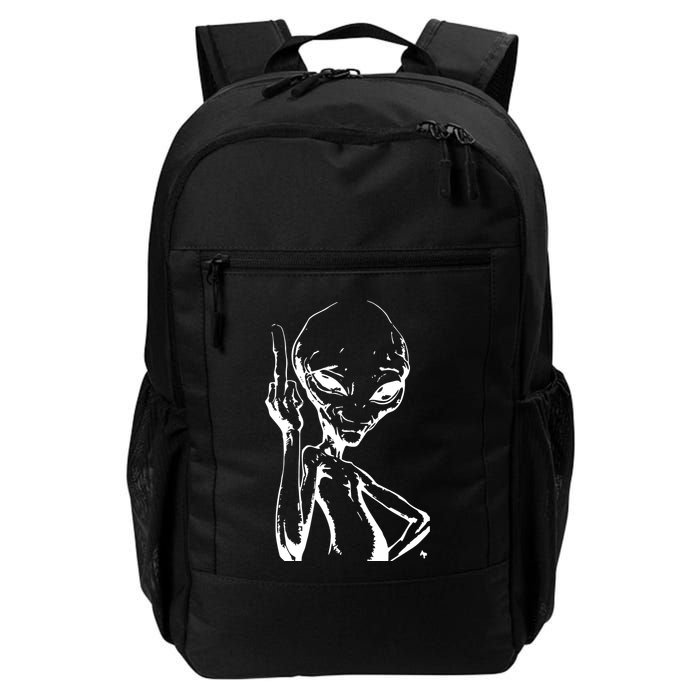 Alien With Middle Finger Backpack
