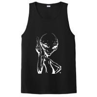 Alien With Middle Finger PosiCharge Competitor Tank