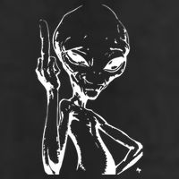 Alien With Middle Finger Hat
