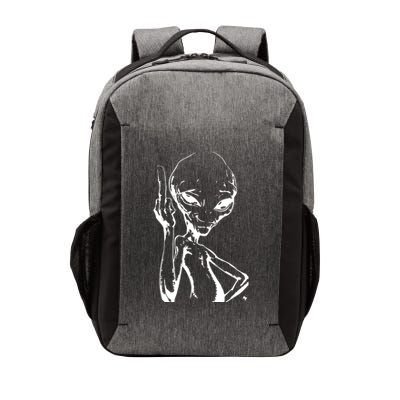 Alien With Middle Finger Vector Backpack