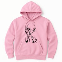 Alien With Middle Finger Hoodie