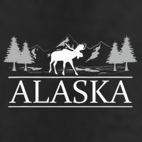 Alaskan Wilderness Moose Glacier Mountains Nature Alaska Cool Comfort Performance Bucket Hat