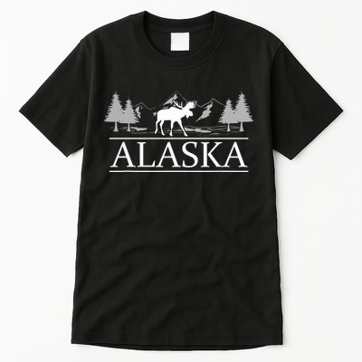 Alaskan Wilderness Moose Glacier Mountains Nature Alaska Tall T-Shirt