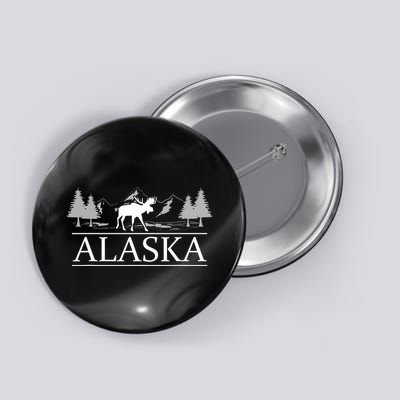Alaskan Wilderness Moose Glacier Mountains Nature Alaska Button