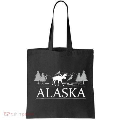 Alaskan Wilderness Moose Glacier Mountains Nature Alaska Bag