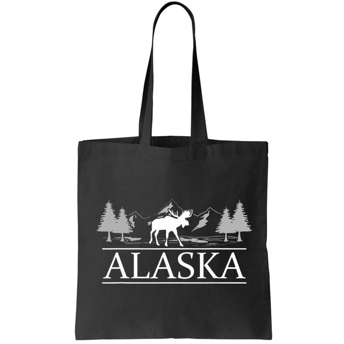Alaskan Wilderness Moose Glacier Mountains Nature Alaska Bag