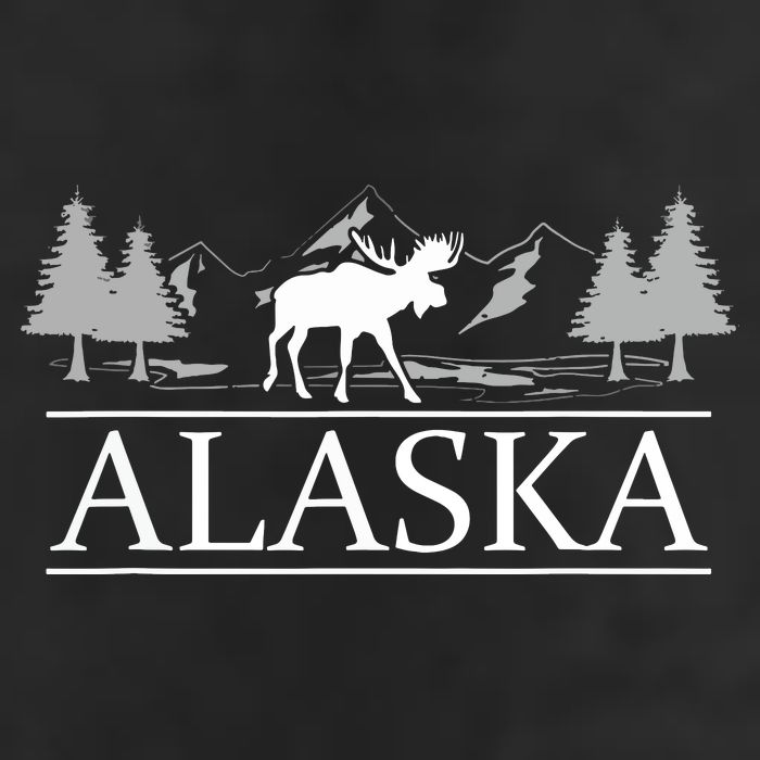 Alaskan Wilderness Moose Glacier Mountains Nature Alaska 25L Jumbo Tote
