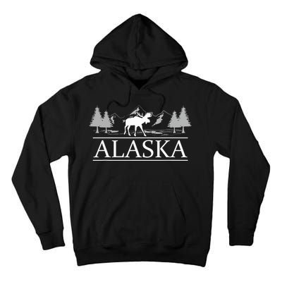 Alaskan Wilderness Moose Glacier Mountains Nature Alaska Tall Hoodie