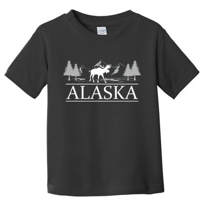 Alaskan Wilderness Moose Glacier Mountains Nature Alaska Toddler T-Shirt