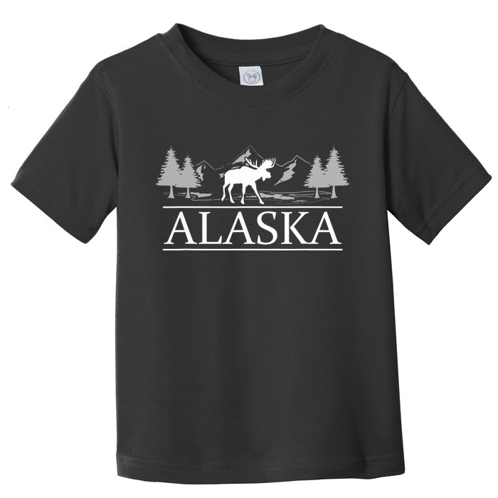 Alaskan Wilderness Moose Glacier Mountains Nature Alaska Toddler T-Shirt