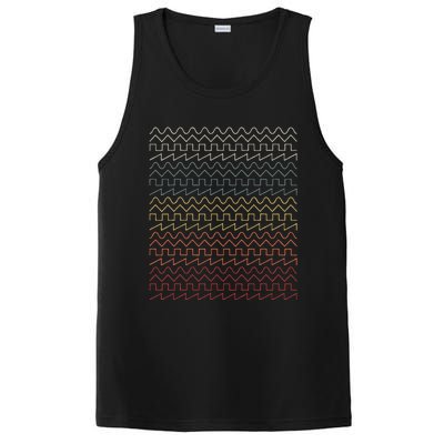 Analog Waveform Music Lover PosiCharge Competitor Tank