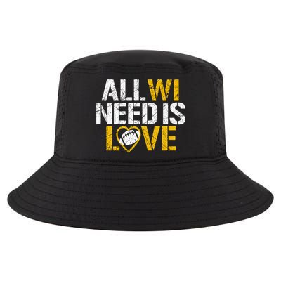 All WI Need Is Love Green Bay Cool Comfort Performance Bucket Hat