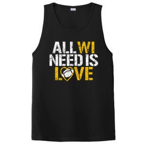 All WI Need Is Love Green Bay PosiCharge Competitor Tank