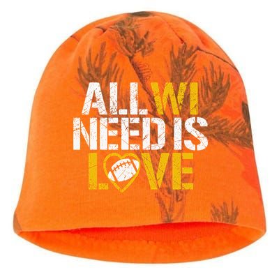 All WI Need Is Love Green Bay Kati - Camo Knit Beanie