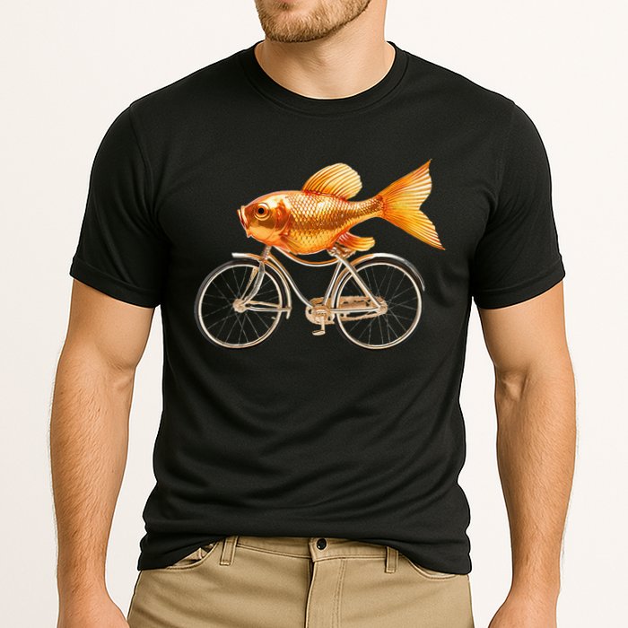 A Woman Needs A Man Like A Fish Needs A Bicycle Cooling Performance Crew T-Shirt