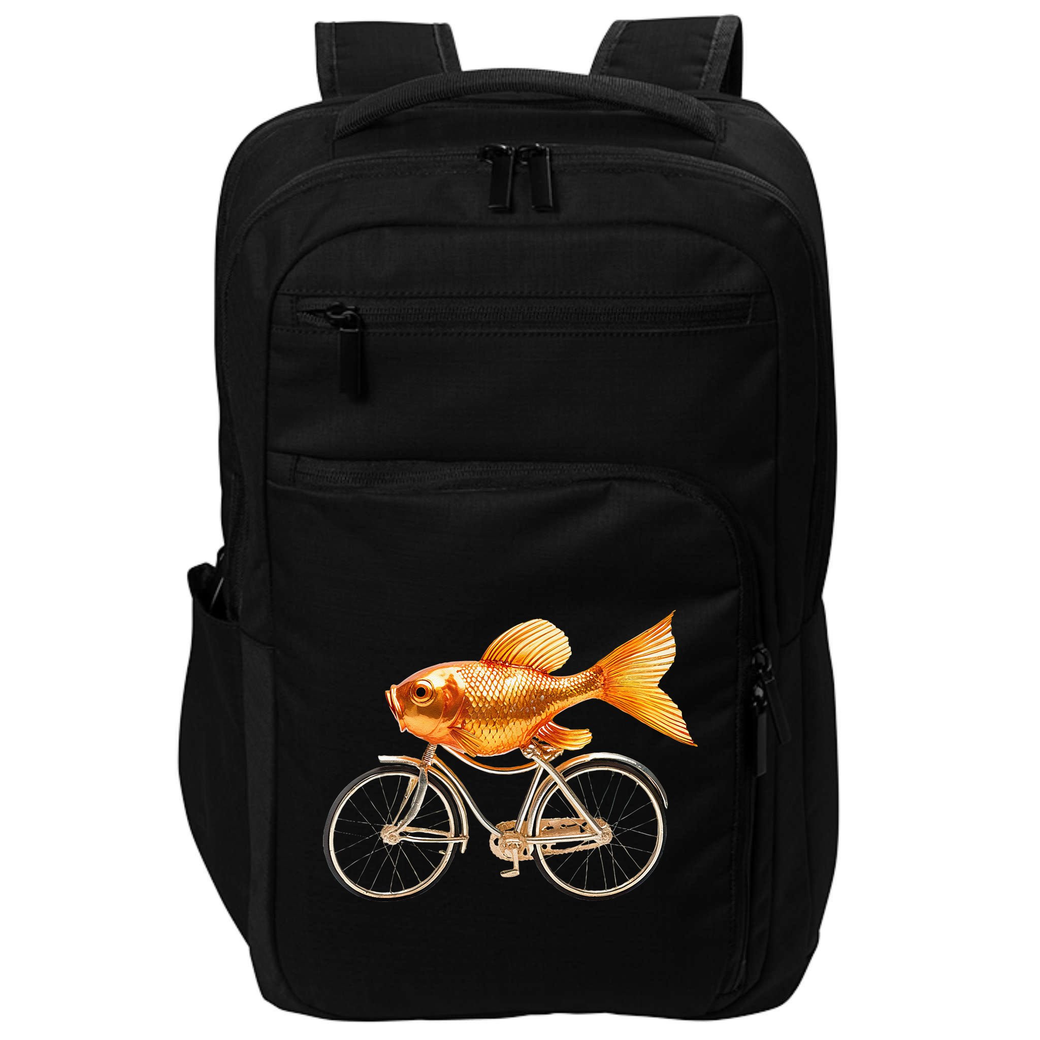 A Woman Needs A Man Like A Fish Needs A Bicycle Impact Tech Backpack