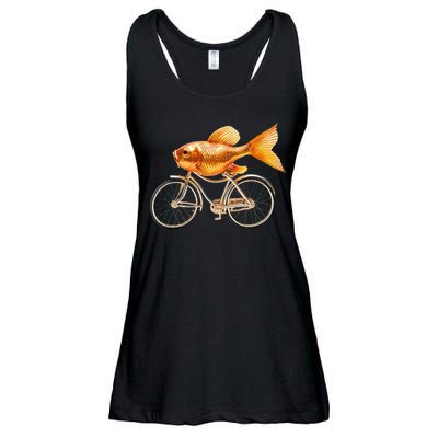 A Woman Needs A Man Like A Fish Needs A Bicycle Ladies Essential Flowy Tank