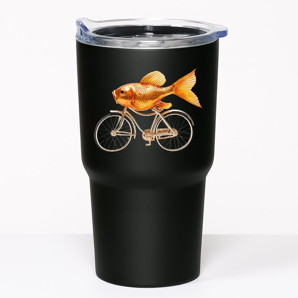 A Woman Needs A Man Like A Fish Needs A Bicycle Tumbler