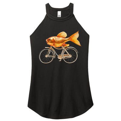 A Woman Needs A Man Like A Fish Needs A Bicycle Women's Perfect Tri Rocker Tank