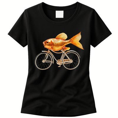 A Woman Needs A Man Like A Fish Needs A Bicycle Womens T-Shirt