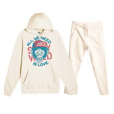 All We Need Is Love Premium Hooded Sweatsuit Set