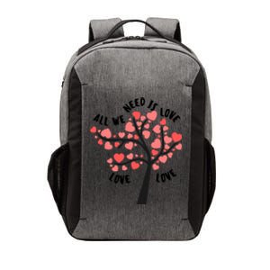 All We Need Is Love Hearts Tree Cute Rotic Valentines Day Funny Gift Vector Backpack