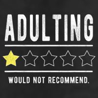 Adulting Would Not Recommend Funny Sayings One Star Adulting 11oz C Handle Ceramic Mug