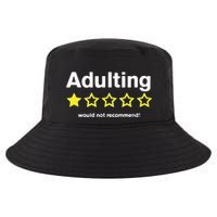 Adulting Would Not Recommend Cool Comfort Performance Bucket Hat