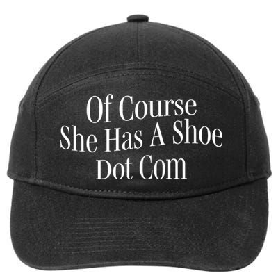 A’Ja Wilson Of Course She Has A Shoe Dot Com 7-Panel Snapback Hat