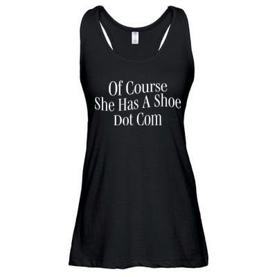 A’Ja Wilson Of Course She Has A Shoe Dot Com Ladies Essential Flowy Tank
