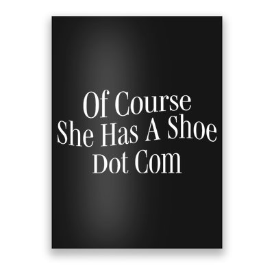 A’Ja Wilson Of Course She Has A Shoe Dot Com Poster
